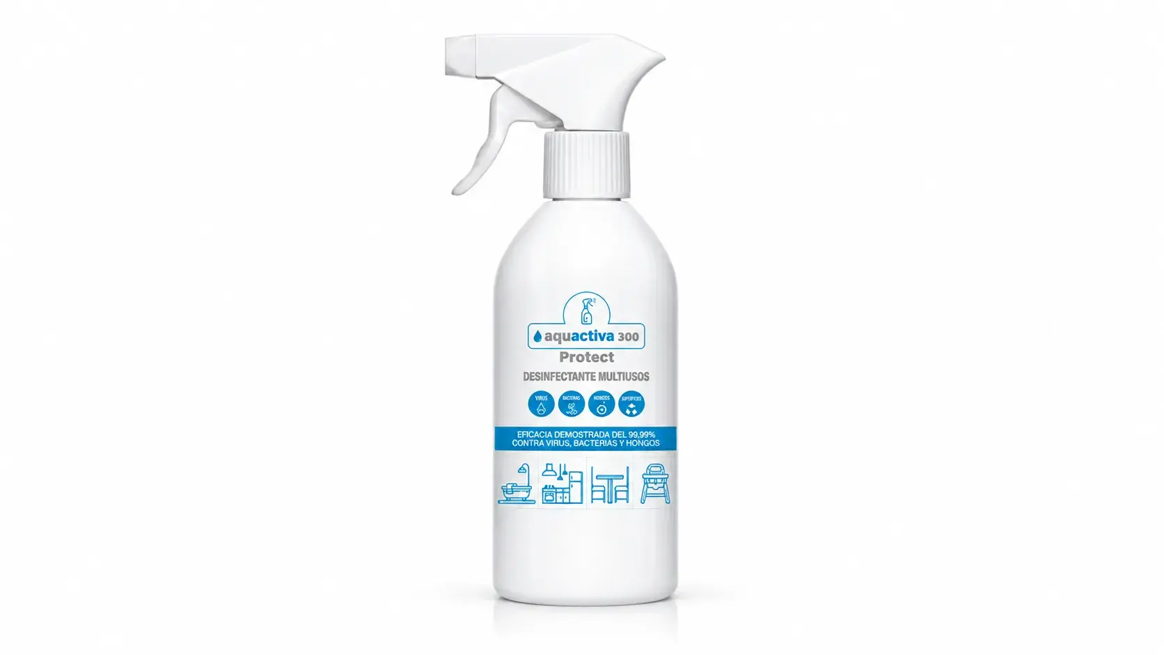 Aquactiva 300, producto de desinfección de superficies y equipos