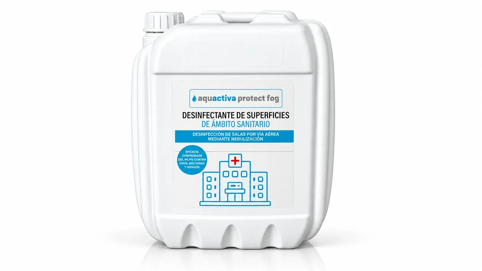 Aquactiva Protect Fog para la desinfección de superficies de salas mediante nebulización